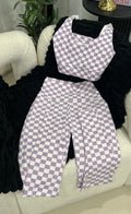 Purple leggings set