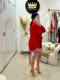 Red jacket