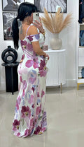 Flower maxi dress