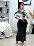 Leather skirt
