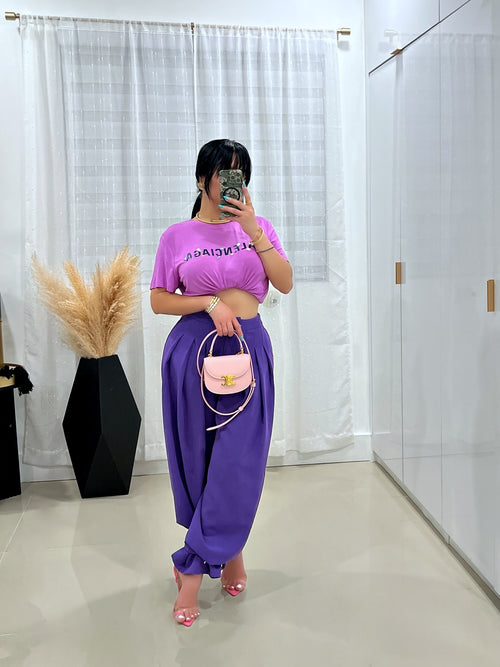 Purple palazzo