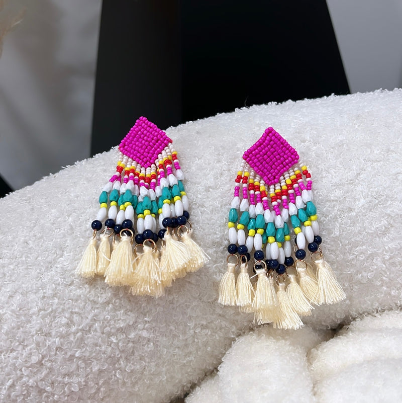 Tricolor Earrings