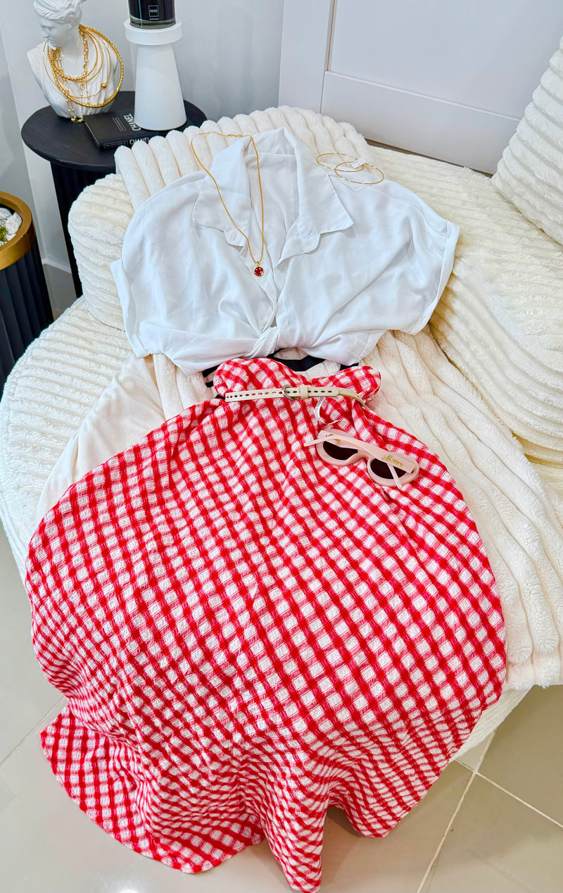Casual skirt and top