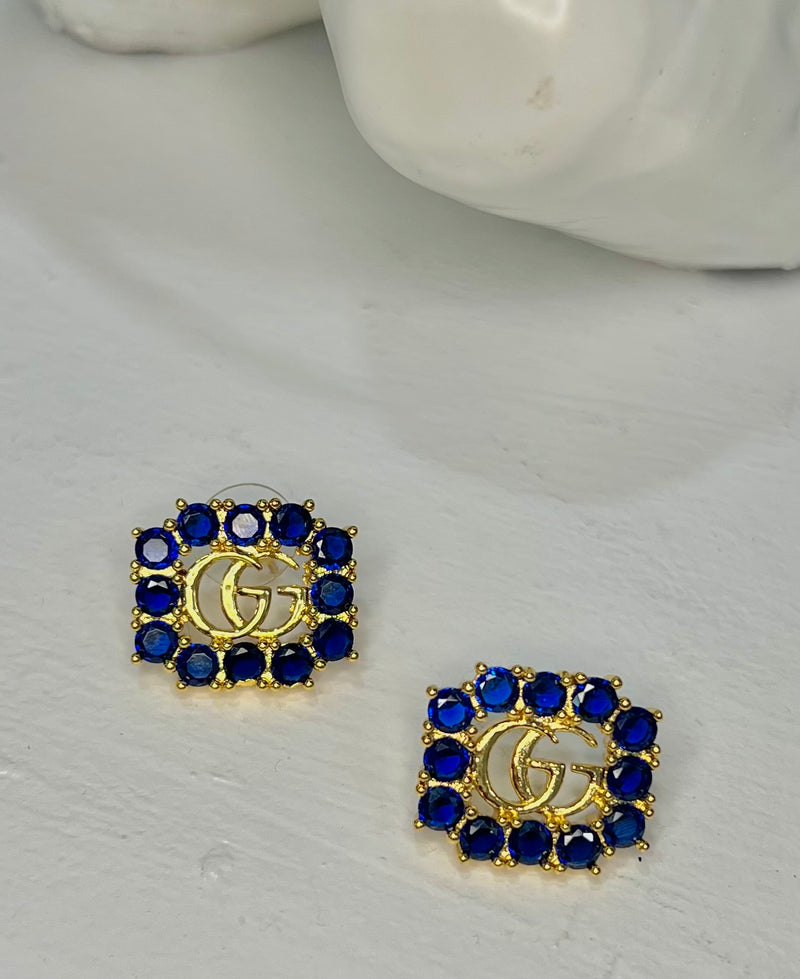 Blue earrings