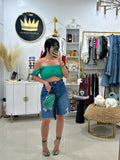 Green blouse