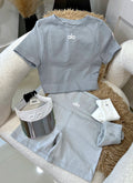 Gray Short set