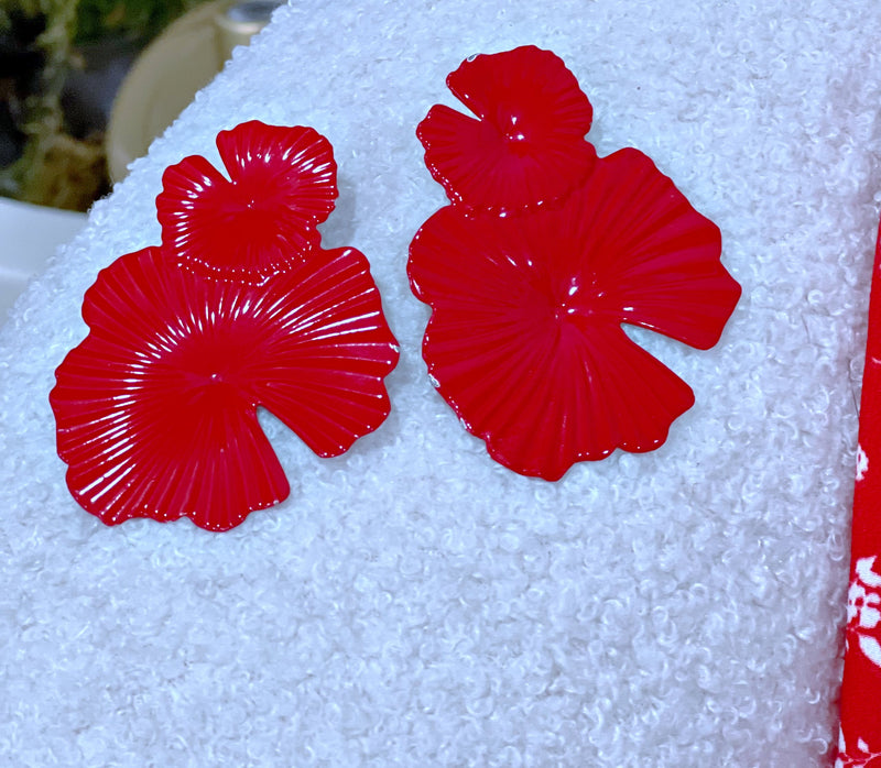 Red earring