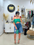 Green blouse