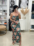 Flowers maxi dress