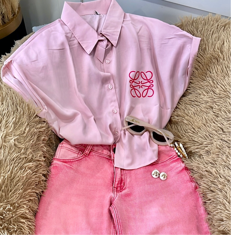 Pink blouse