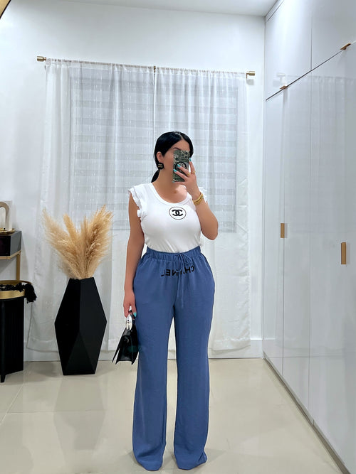 Sisi  blue pants