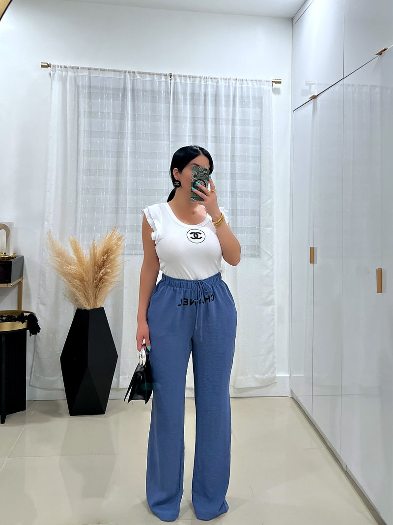 Sisi  blue pants