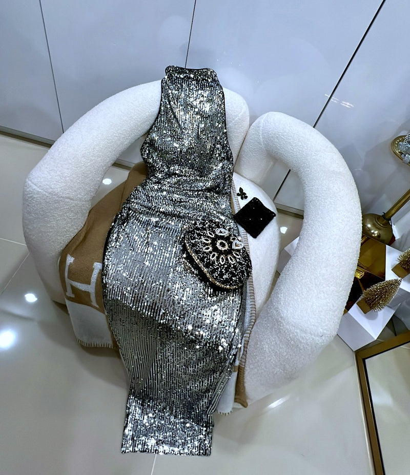 Diamond midi dress