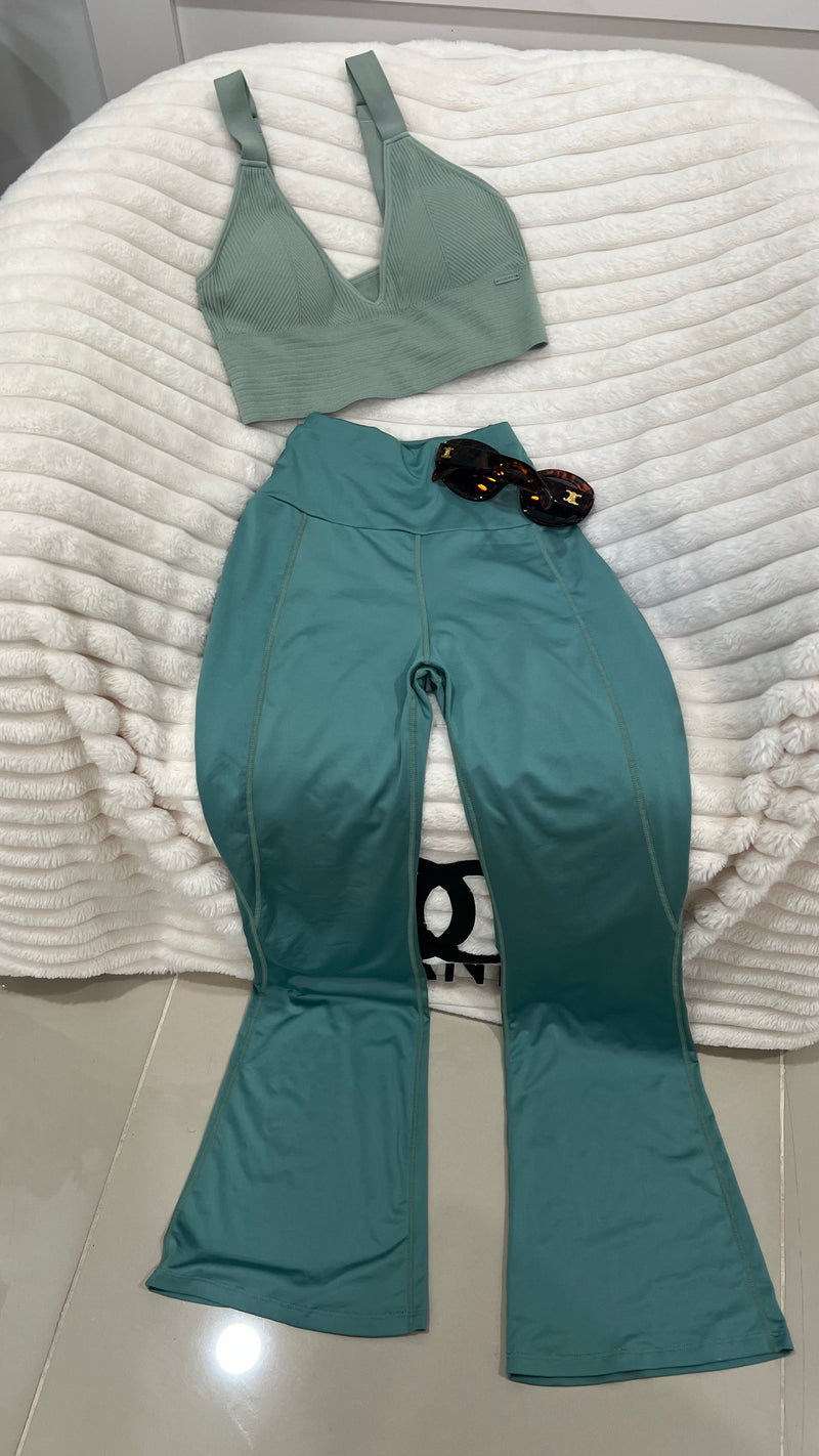 Green pant set