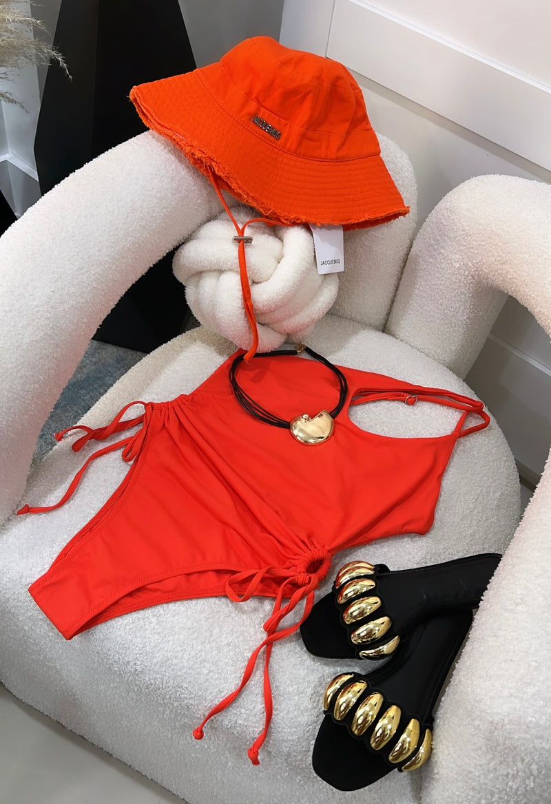 Orange bikini