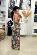 Flowers maxi dress