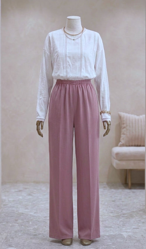 Elegante pant set and blouse