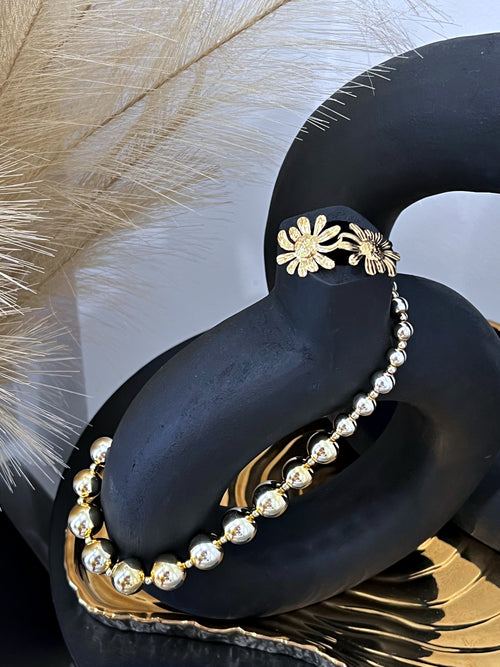 Necklace and earrings