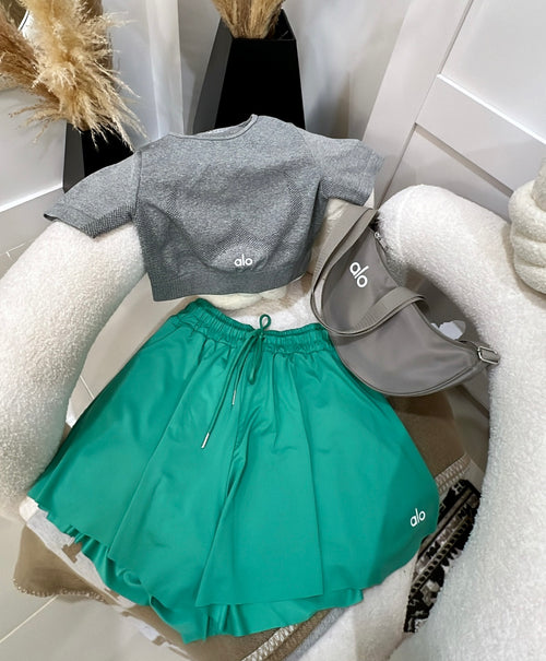 Green skirt