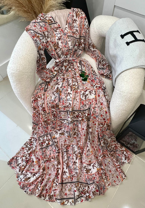 Flower maxi dress