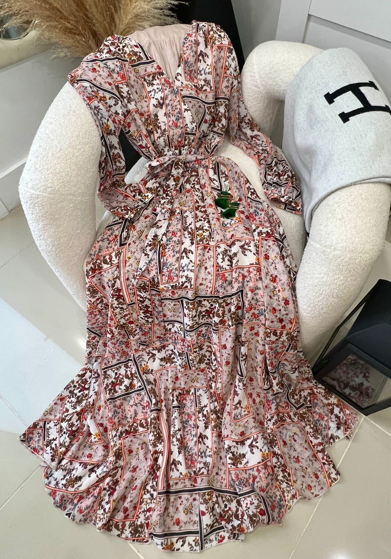 Flower maxi dress
