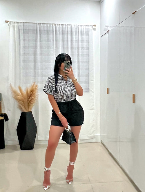 Black  short