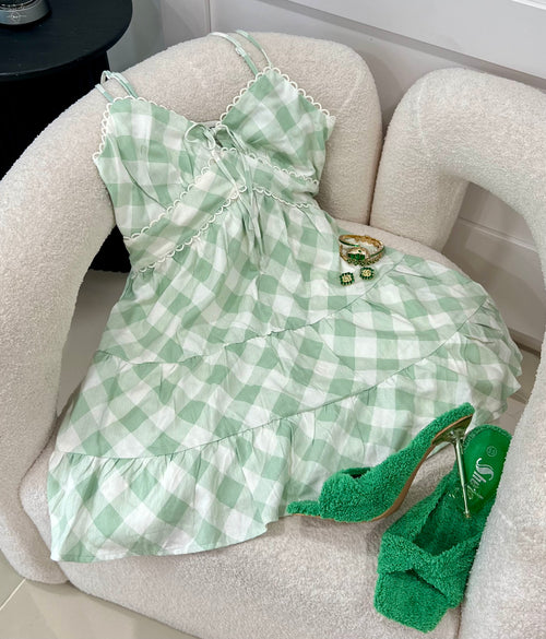 Verde mini dress
