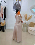 Nud maxi dress