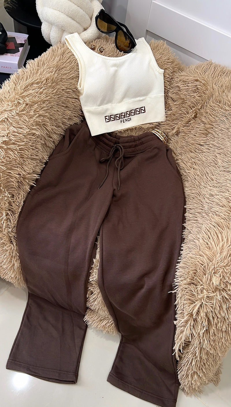 Brown Set ,  pant and top