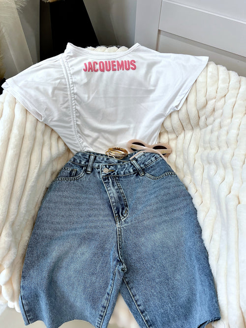 White fashion top
