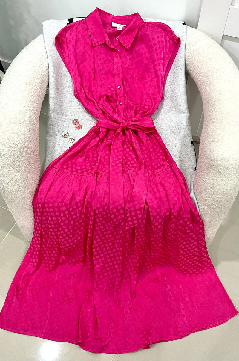 Pink maxi dress