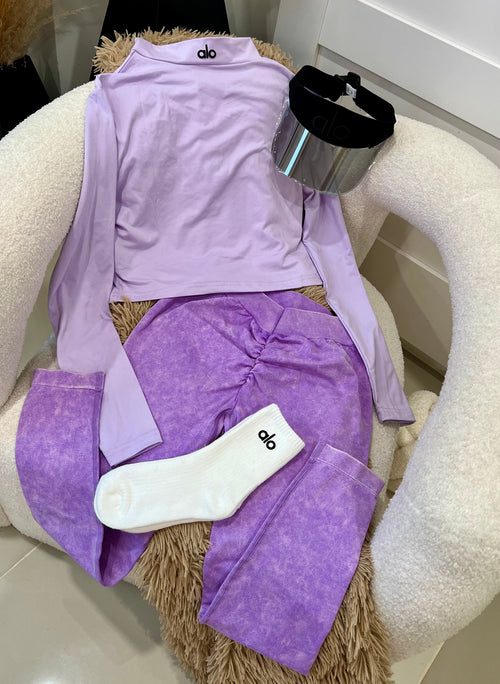 Purple legging set
