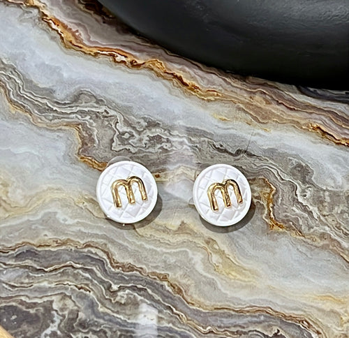 White Earrings