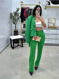 Green pant